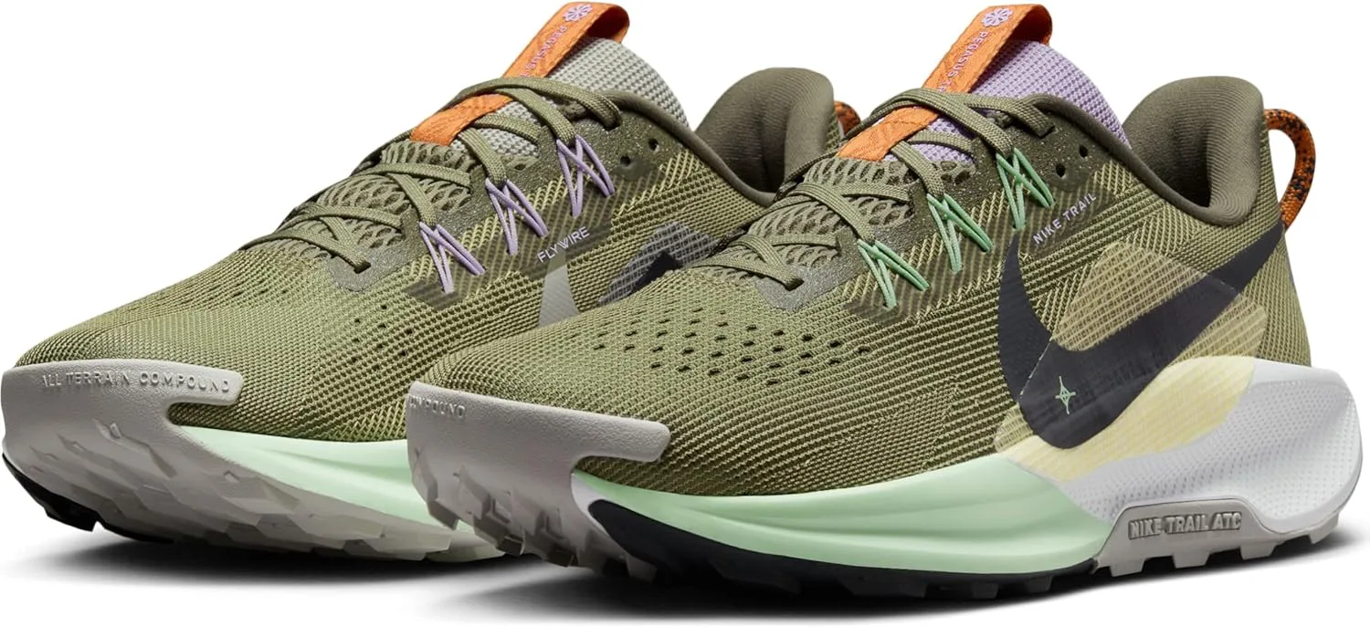 Мужские кроссовки для трейлраннинга Nike Pegasus Trail 5 GORE-TEX водонепроницаемые, оливковый/нейтральный оливковый/зеленый — фото 4