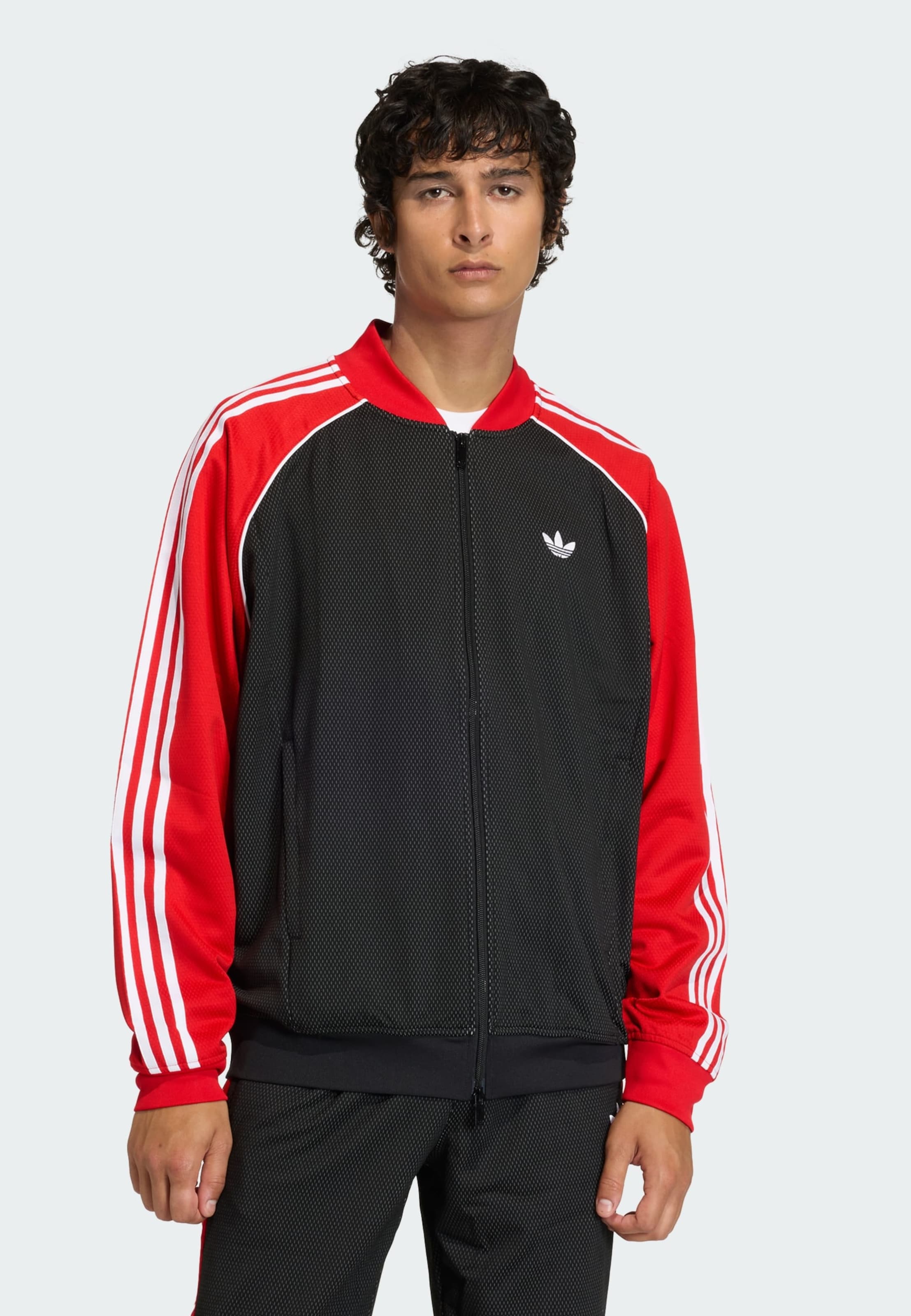 Adidas Originals Толстовка с молнией 'Sst' в черном цвете — фото 2