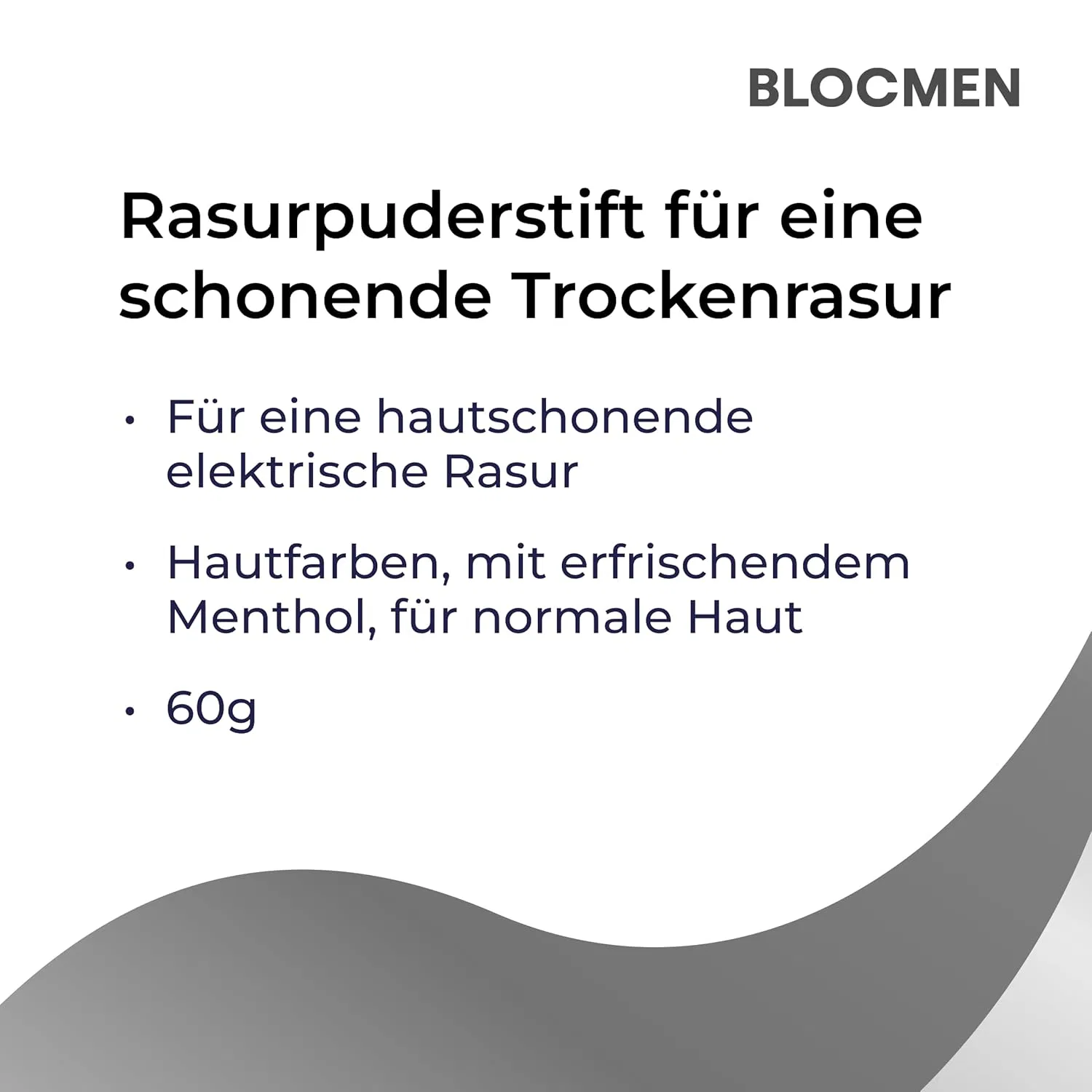 Пудра для сухого бритья BLOCMEN Original с ментолом, 60 г Blocmen — фото 4
