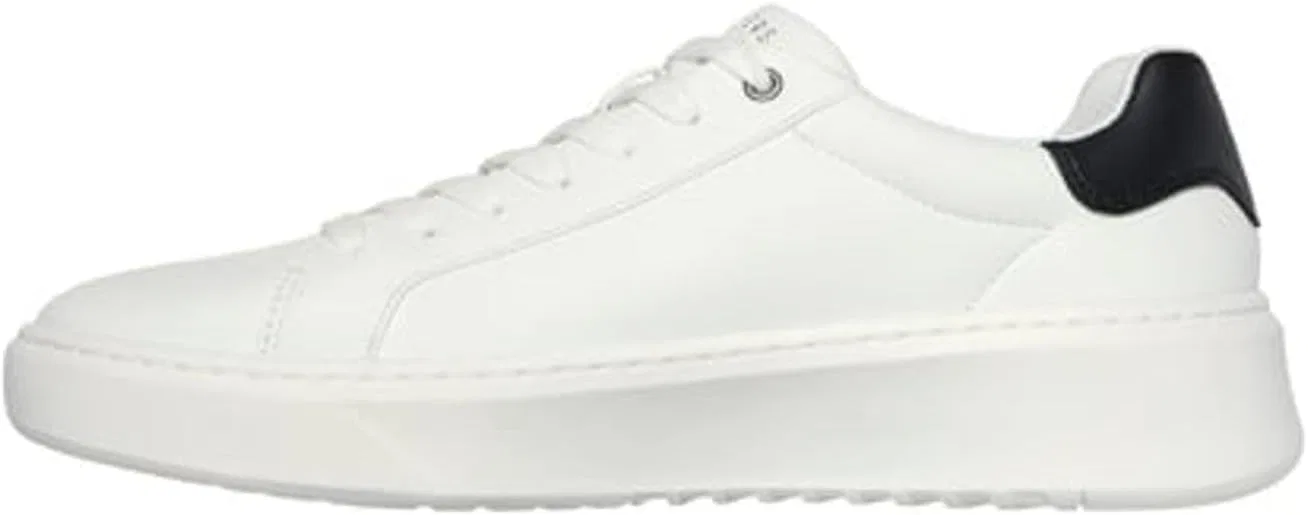 Мужские кроссовки Skechers на платформе, White Duraleather