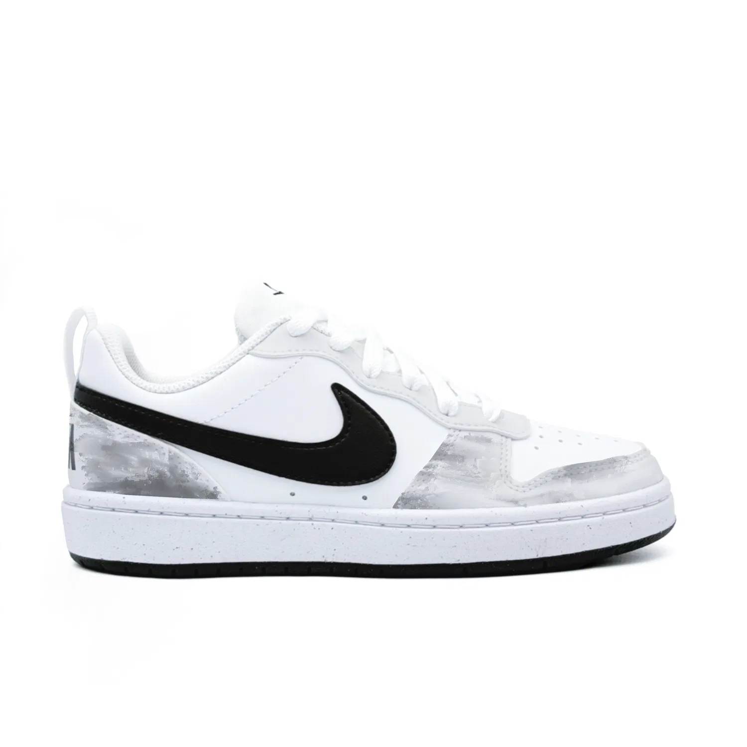 Кроссовки детские для скейтбординга Nike Court Borough серые — фото 4