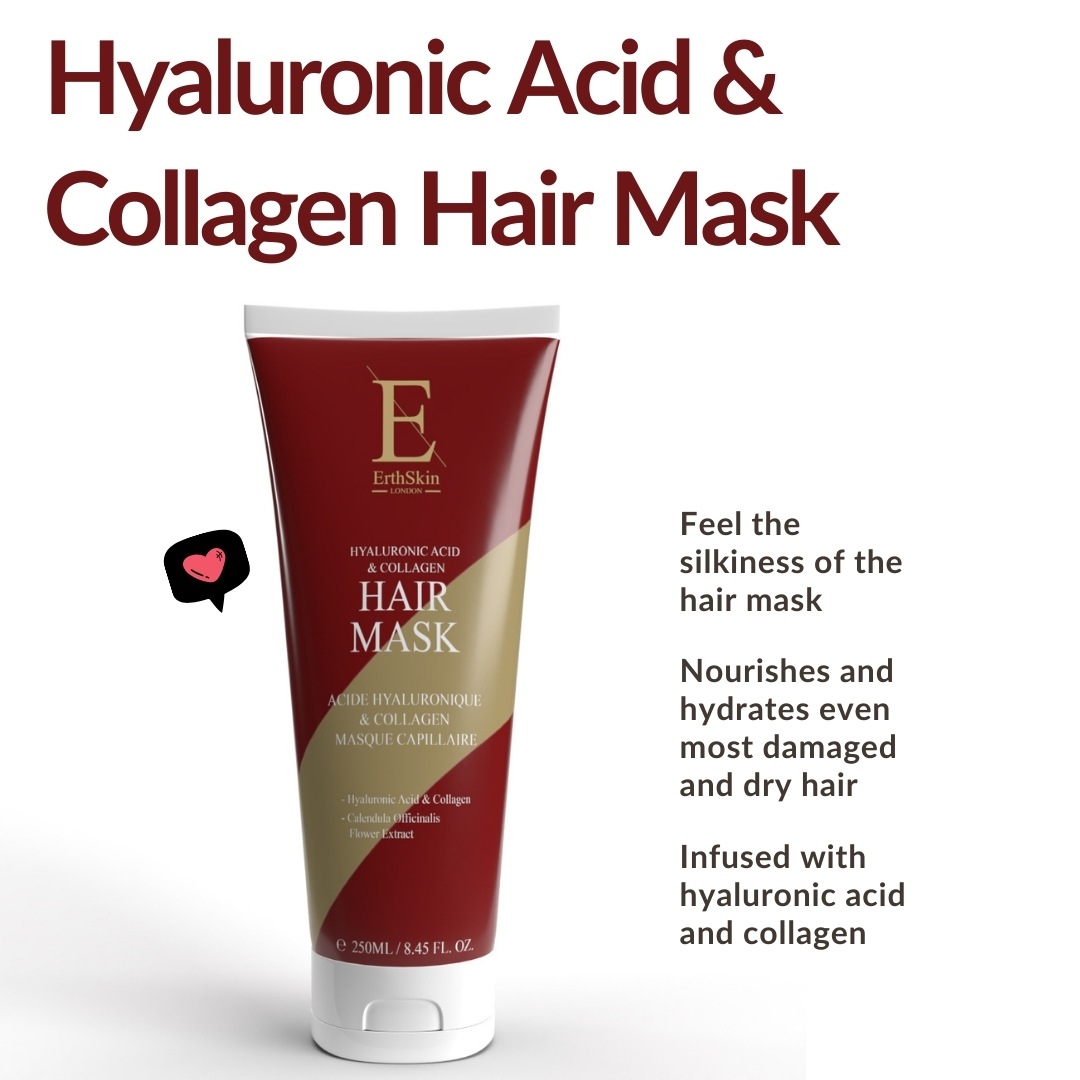 Маска для волос hyaluronsäure- und kollagen-haarmaske Erthskin London, количество 1 шт. — фото 3
