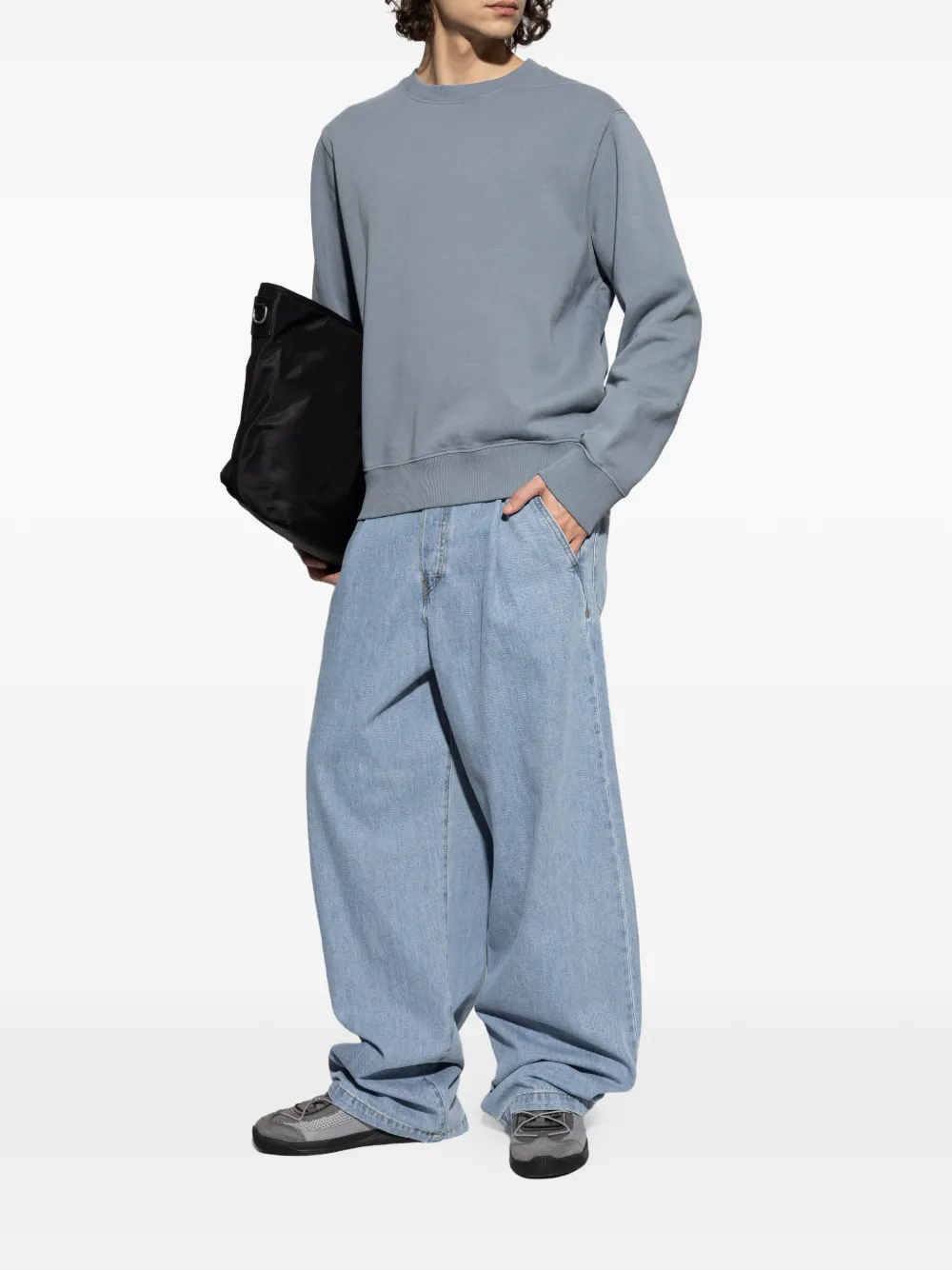 

Свитшот с аппликацией и круглым вырезом Zadig&Voltaire, синий