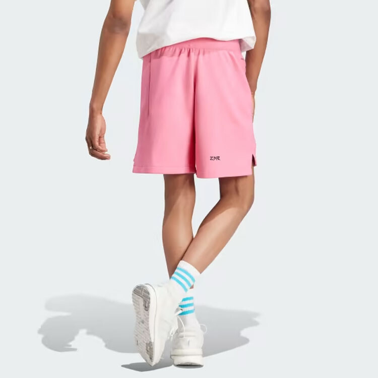 ZNE Повседневные шорты мужские розовые Adidas, розовый — фото 3