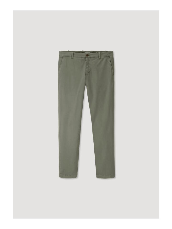 

Тканевые брюки Hessnatur Chino LENN Regular aus Bio Baumwolle, оливковый