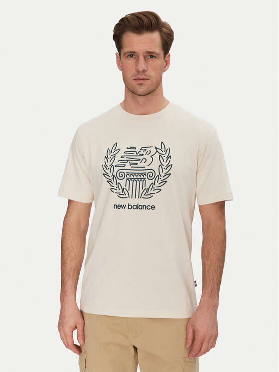 

Футболка свободного кроя MT51974 New Balance, бежевый
