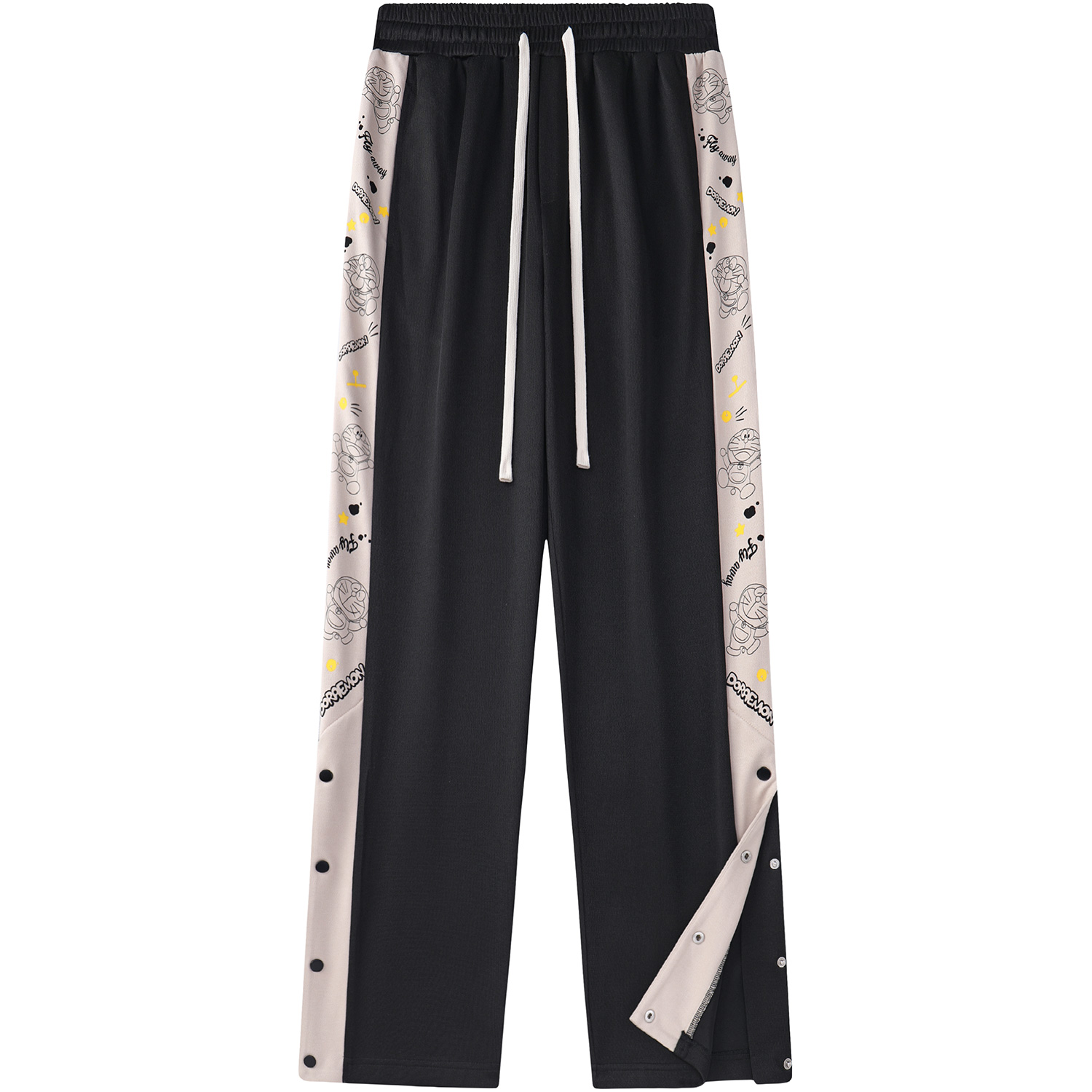 

Повседневные брюки унисекс Doraemon, Heather Gray (White)