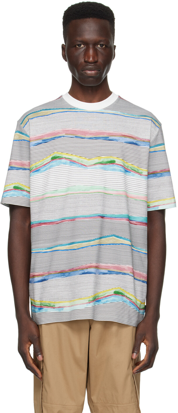 

Разноцветная однотонная футболка Ps By Paul Smith