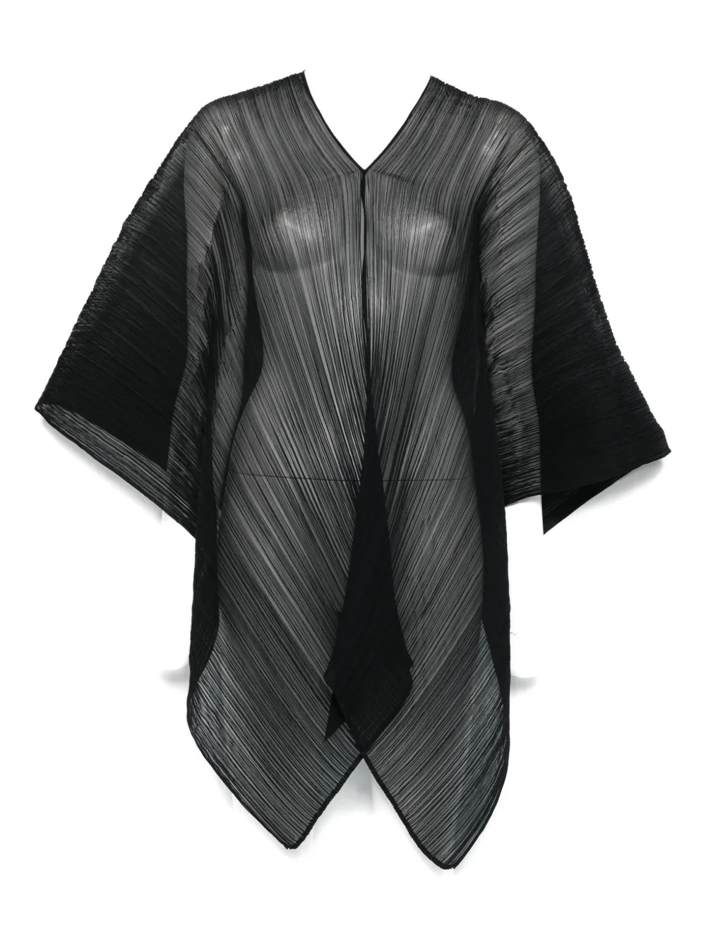 

Плиссированный шарф Pleats Please Issey Miyake, черный