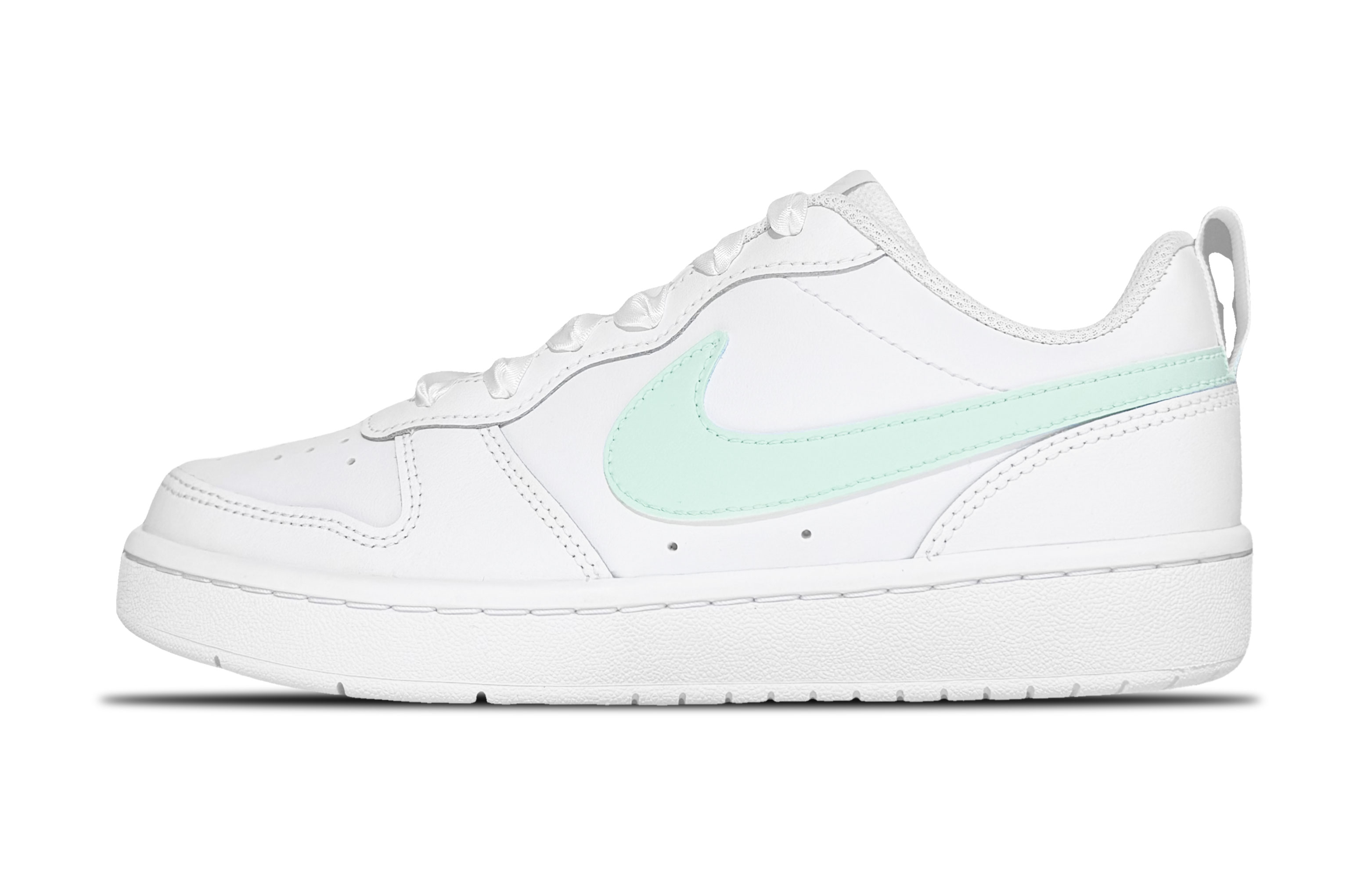 

Детские кроссовки для скейтбординга Court Borough Low 2 с низким верхом для подростков Nike, белый