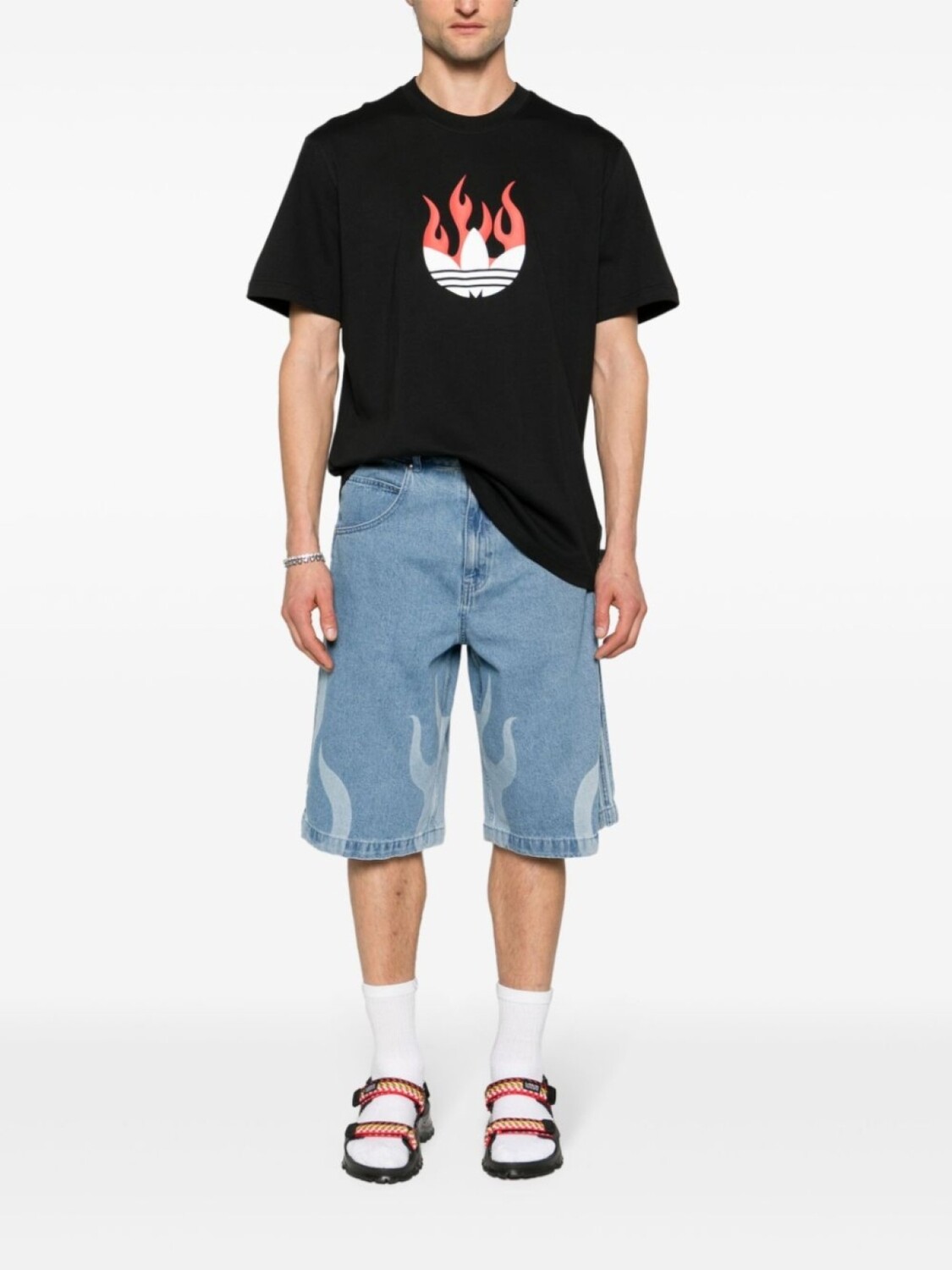 

Adidas футболка Flames, черный
