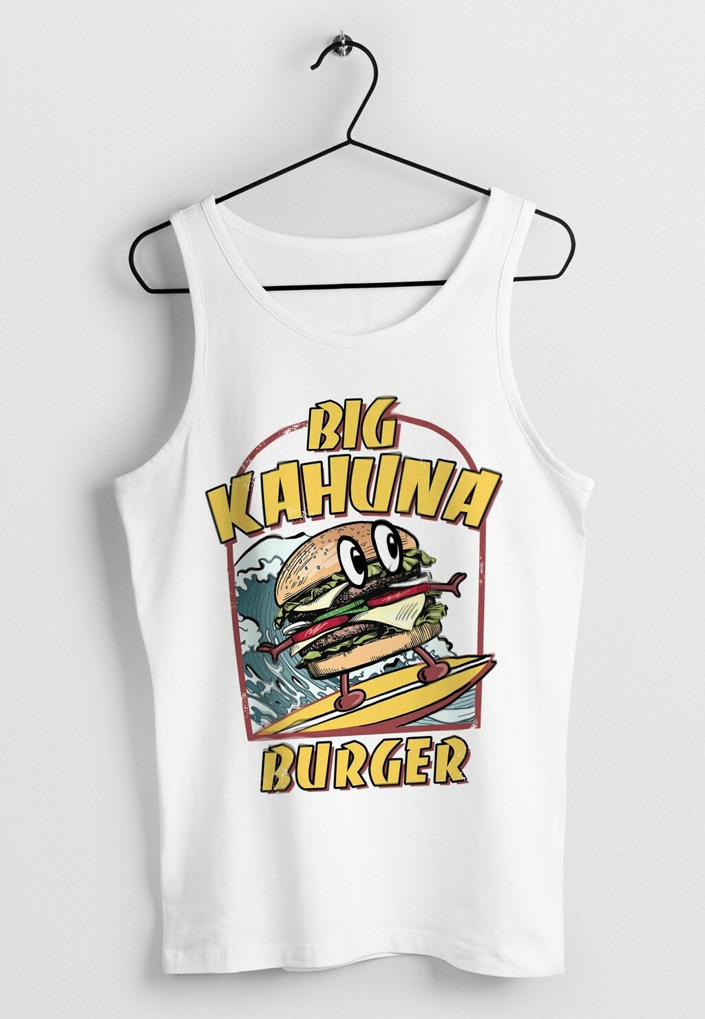 

Топ BIG KAHUNA BURGER PRINT LUSTIG AUFDRUCK SU Neverless, белый