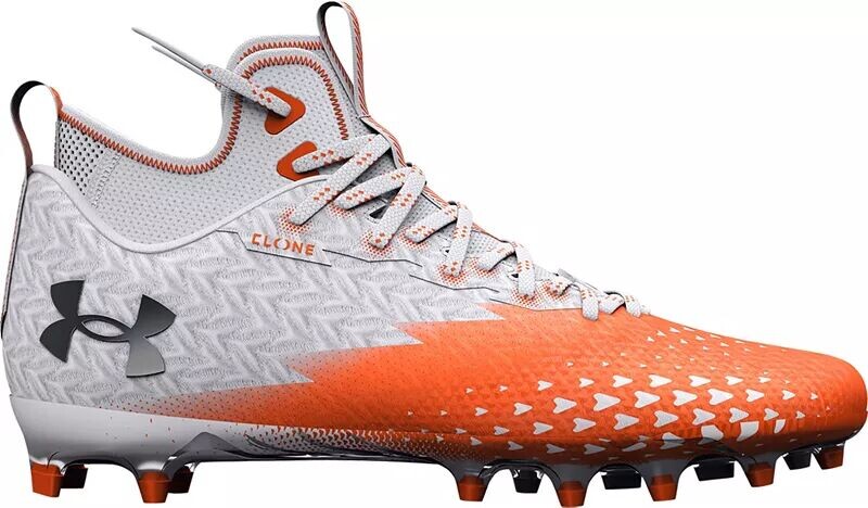 

Мужские футбольные бутсы Under Armour Spotlight Clone MC, белый/оранжевый