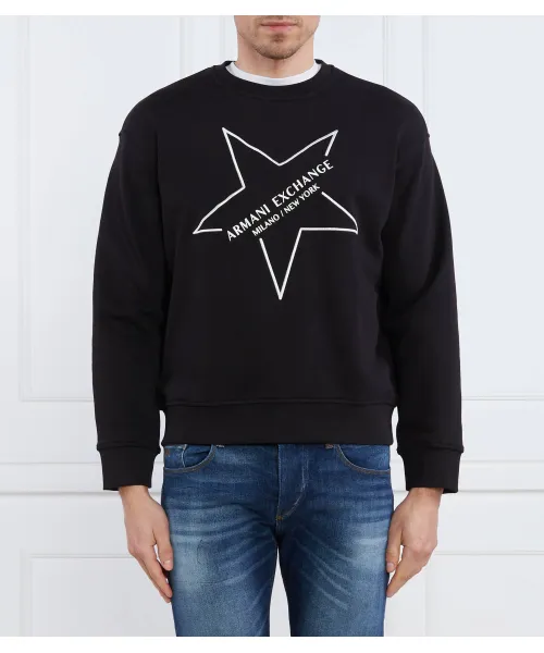 

Толстовка Regular fit Armani Exchange, черный