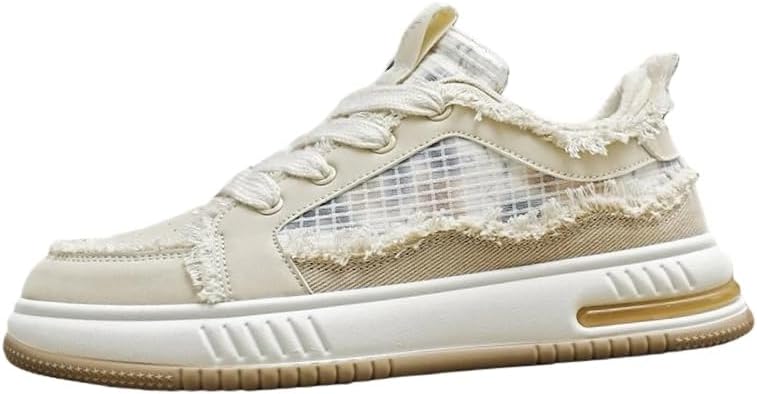 

Модные низкие кроссовки для молодежи, которые универсальны и удобны. Дышащие и полные юношеской энергии Clolinde, бежевый