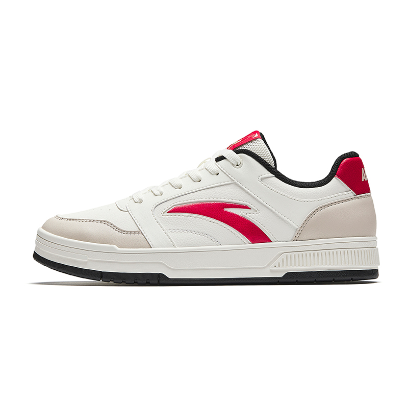 

Anta Мужские низкие скейтборд-кроссовки Hundred Rivers Life, цвет слоновая кость/мел/красный