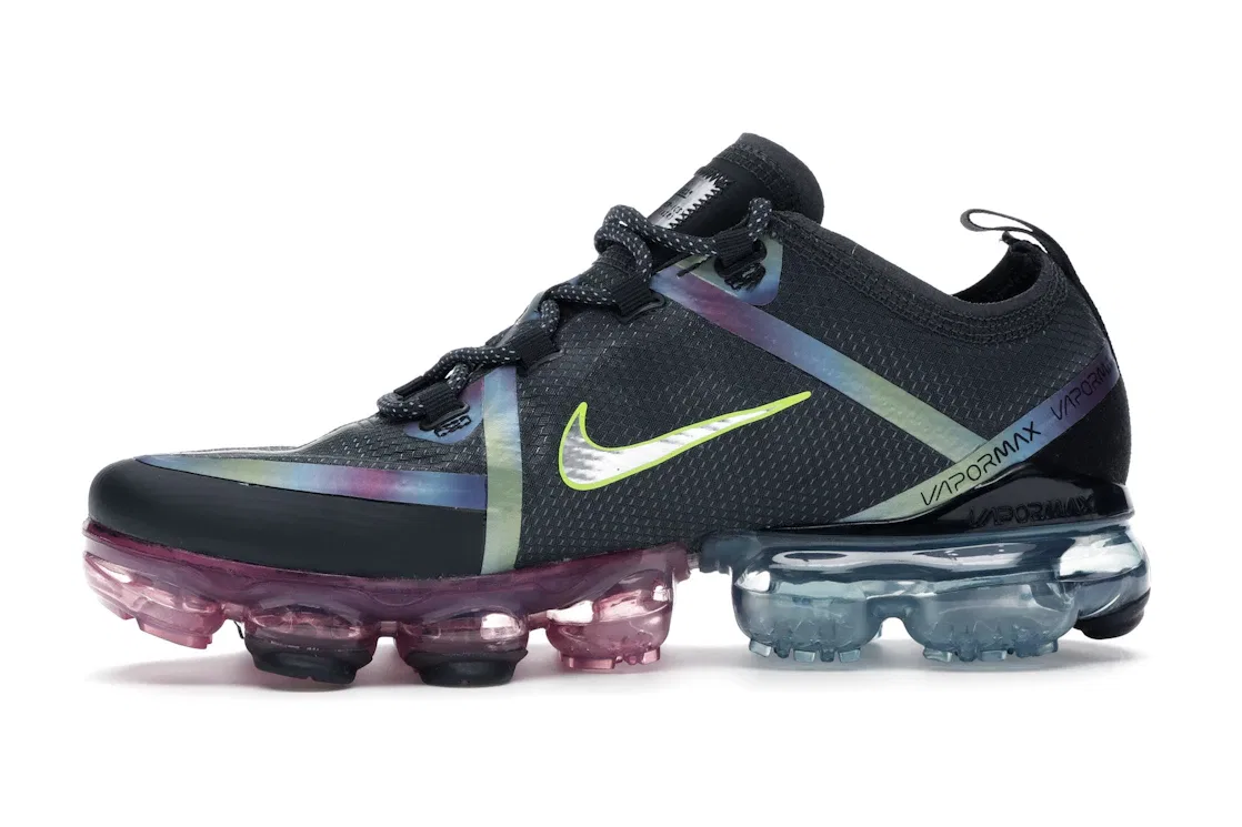 Детские кроссовки Lifestyle Nike Air VaporMax 2019, Dark Smoke Grey/Silver-Black-Multi-Color — фото 3
