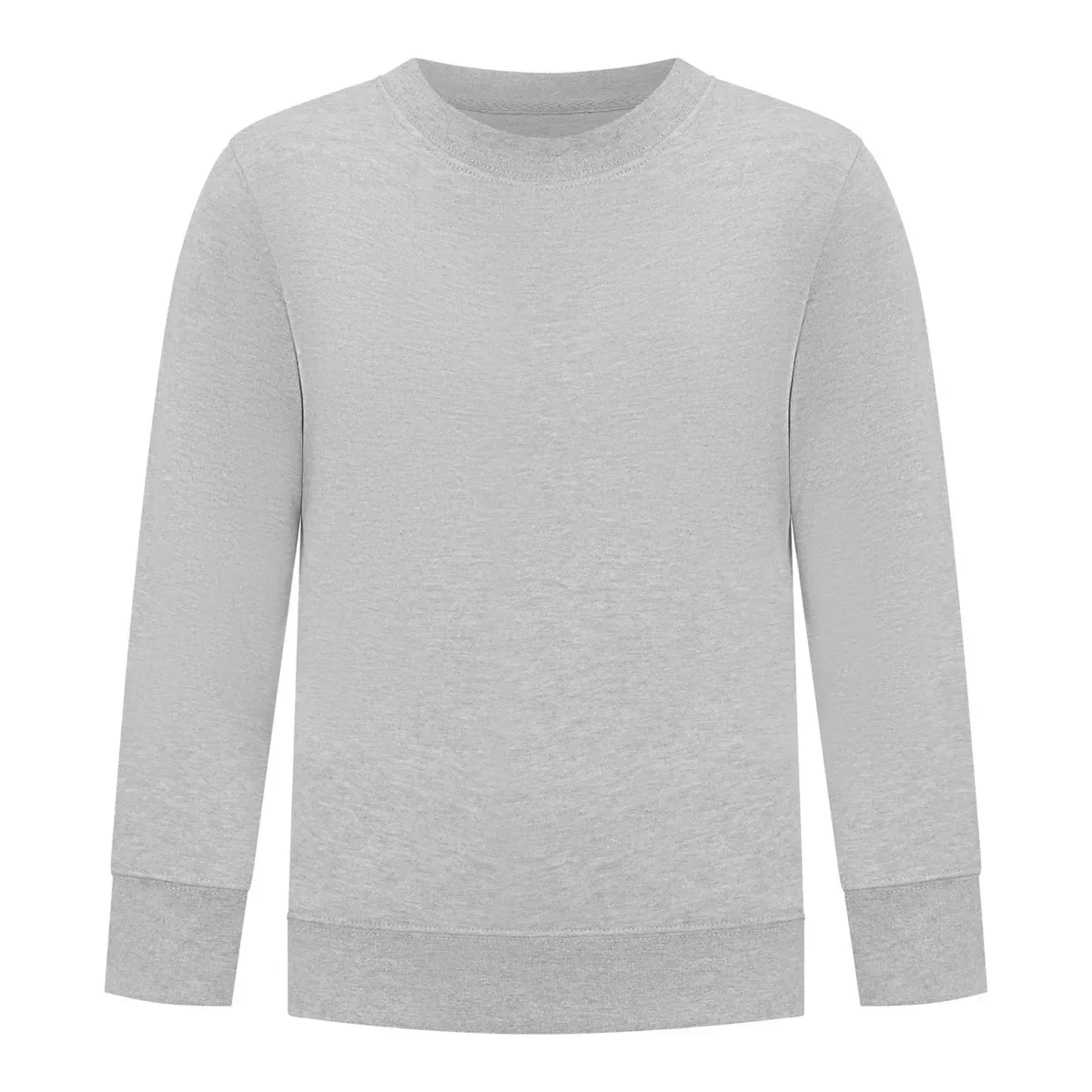 Детский свитшот для девочек с принтом Everyday Kids, Heather Gray