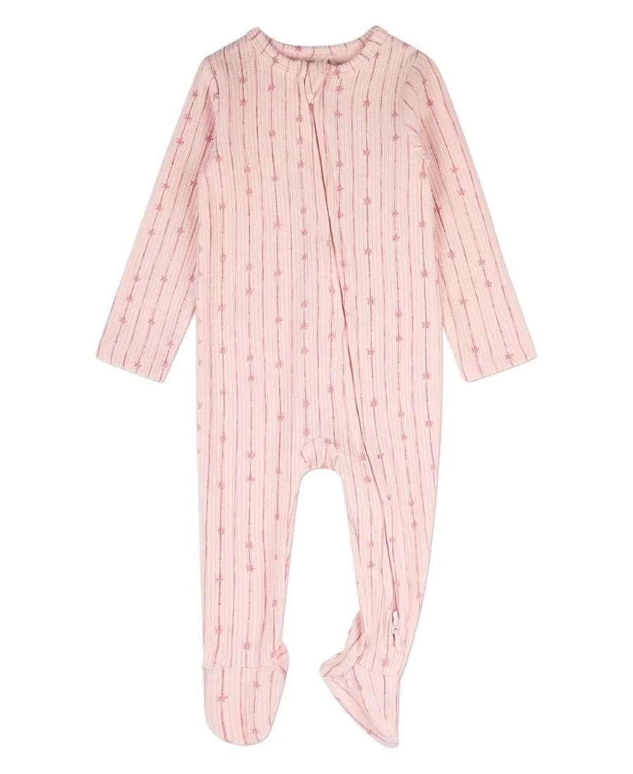 Боди-комбинезон с принтом Star Light, Star Bright MeMoi, Barely Pink