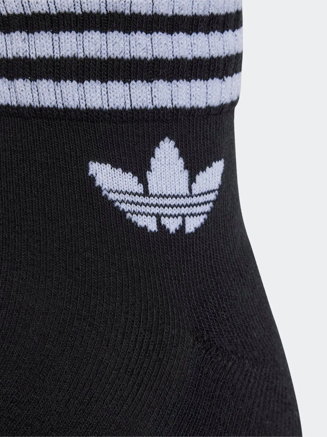 Носки Adidas Originals Ankle 3 Pairs, черные — фото 4