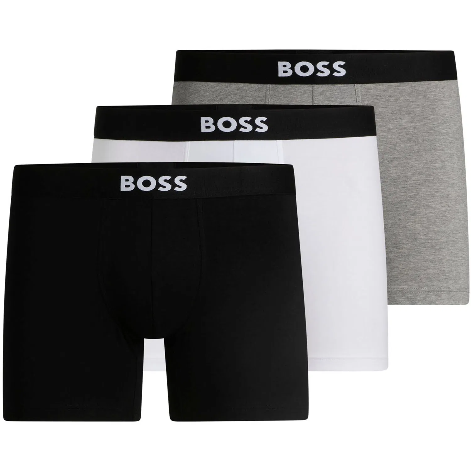 Мужские боксеры из мягкого хлопкового трикотажа BOSS, Assorted
