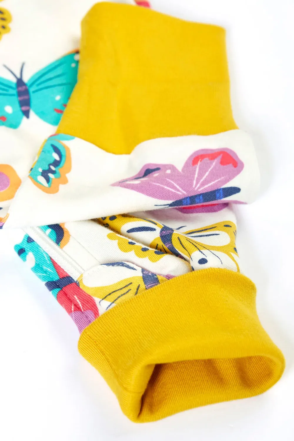 Детский комбинезон на молнии Zelah Frugi, White — фото 3