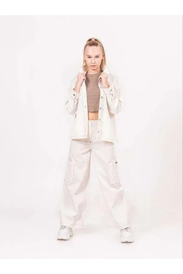 Детская куртка для девочек хлопковая Zekids, Beige