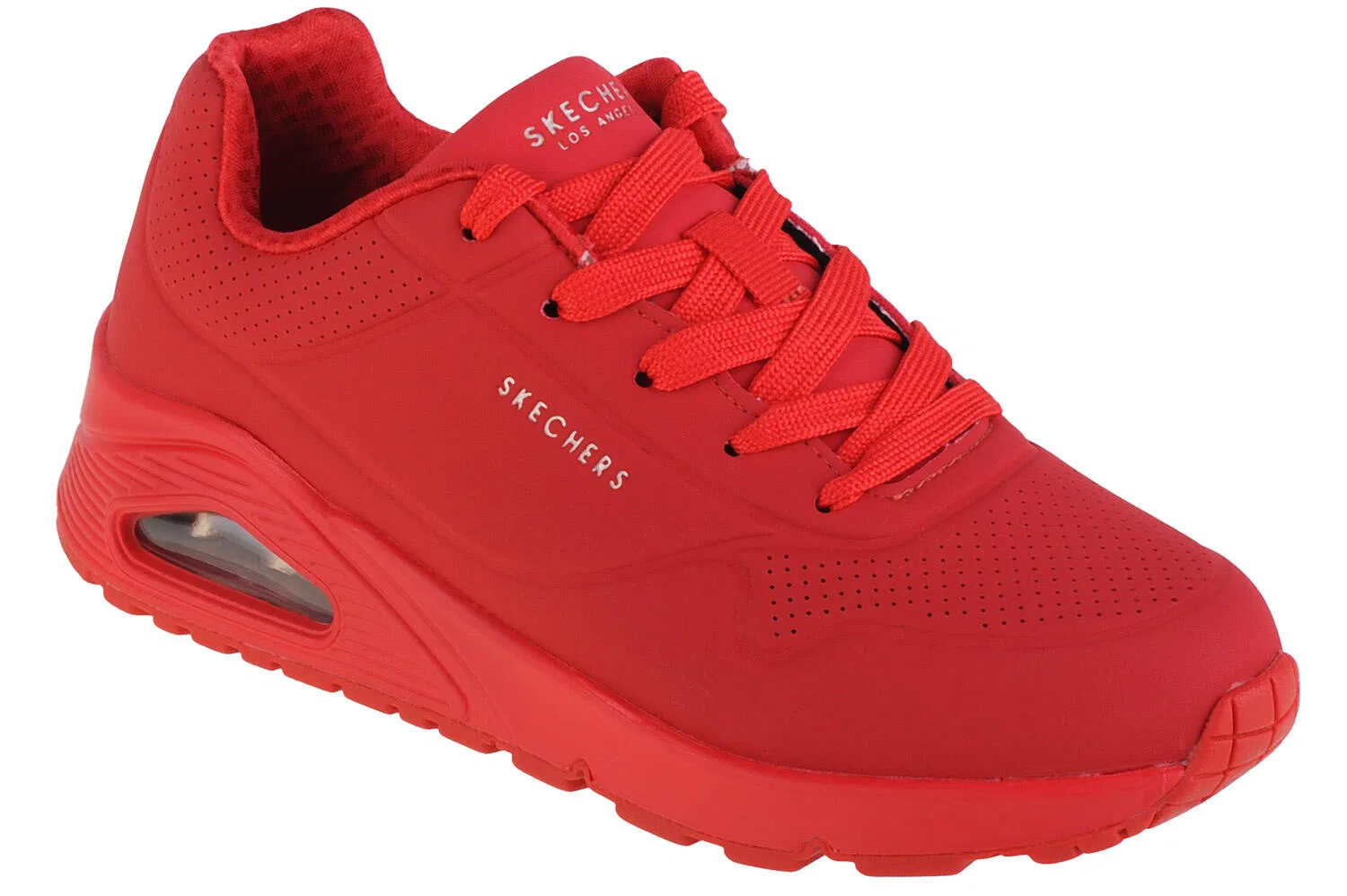 Детские кроссовки для девочек с технологией Air-Cooled Memory Foam Uno Stand On Air Skechers, Rot