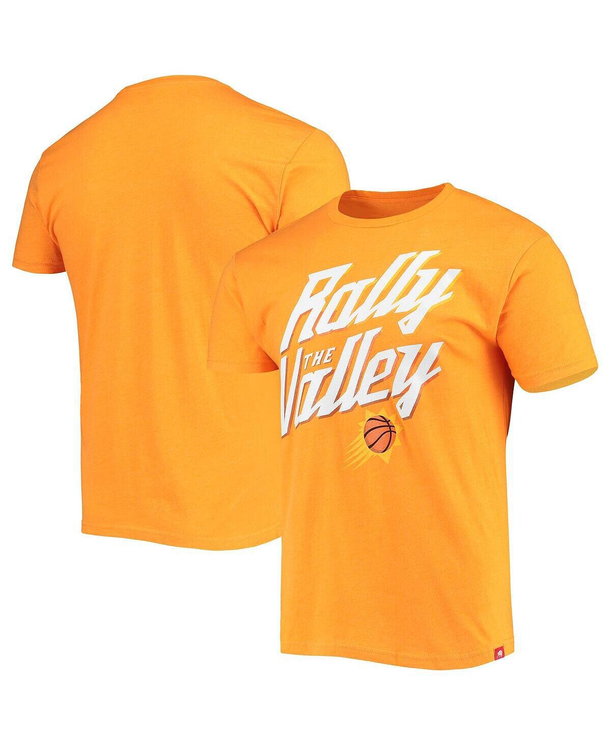 

Оранжевая футболка унисекс phoenix suns rally the valley davis Sportiqe