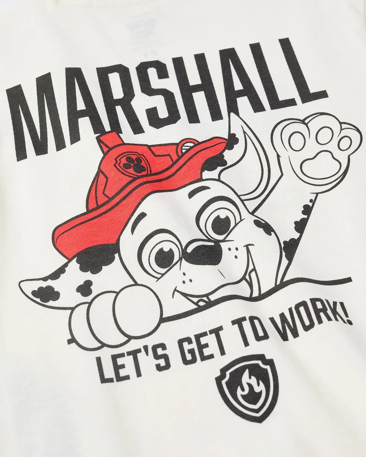 Детская футболка для мальчиков с принтом Marshall Zippy, Blanco — фото 4