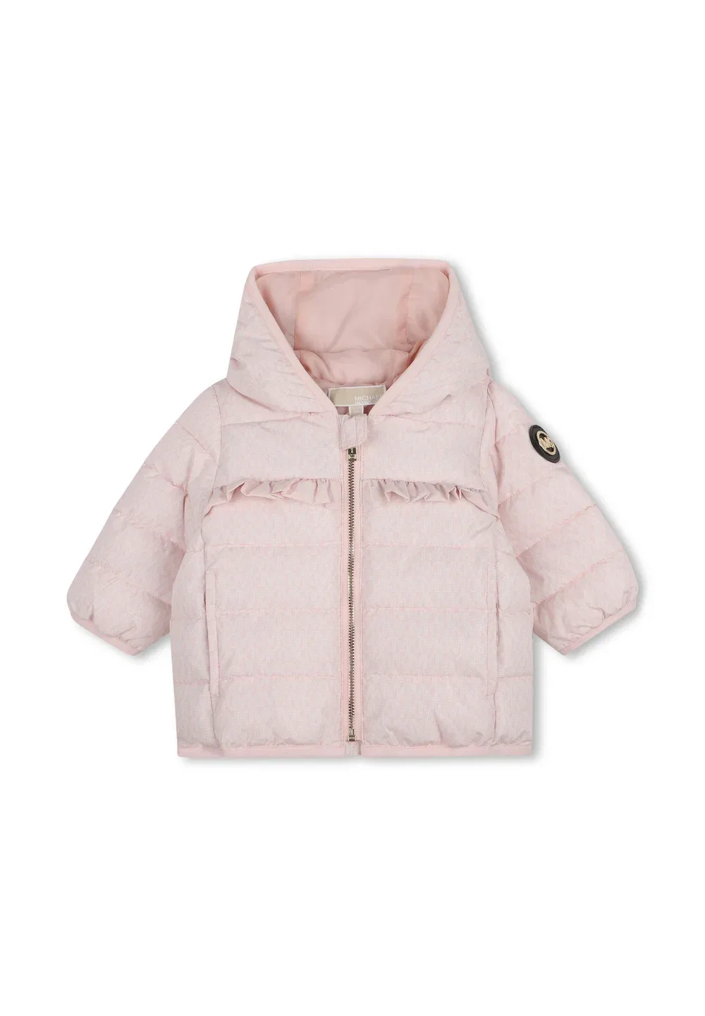Пуховая куртка для малышей и младенцев - зимняя куртка Michael Kors Kids, Pink Pale