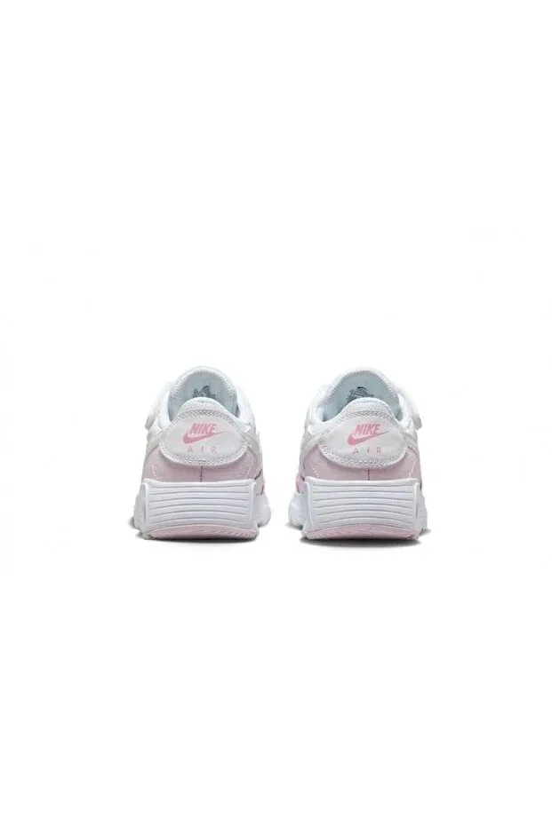 Детские кеды для девочек с липучкой Air max sc (psv) Nike, White — фото 4