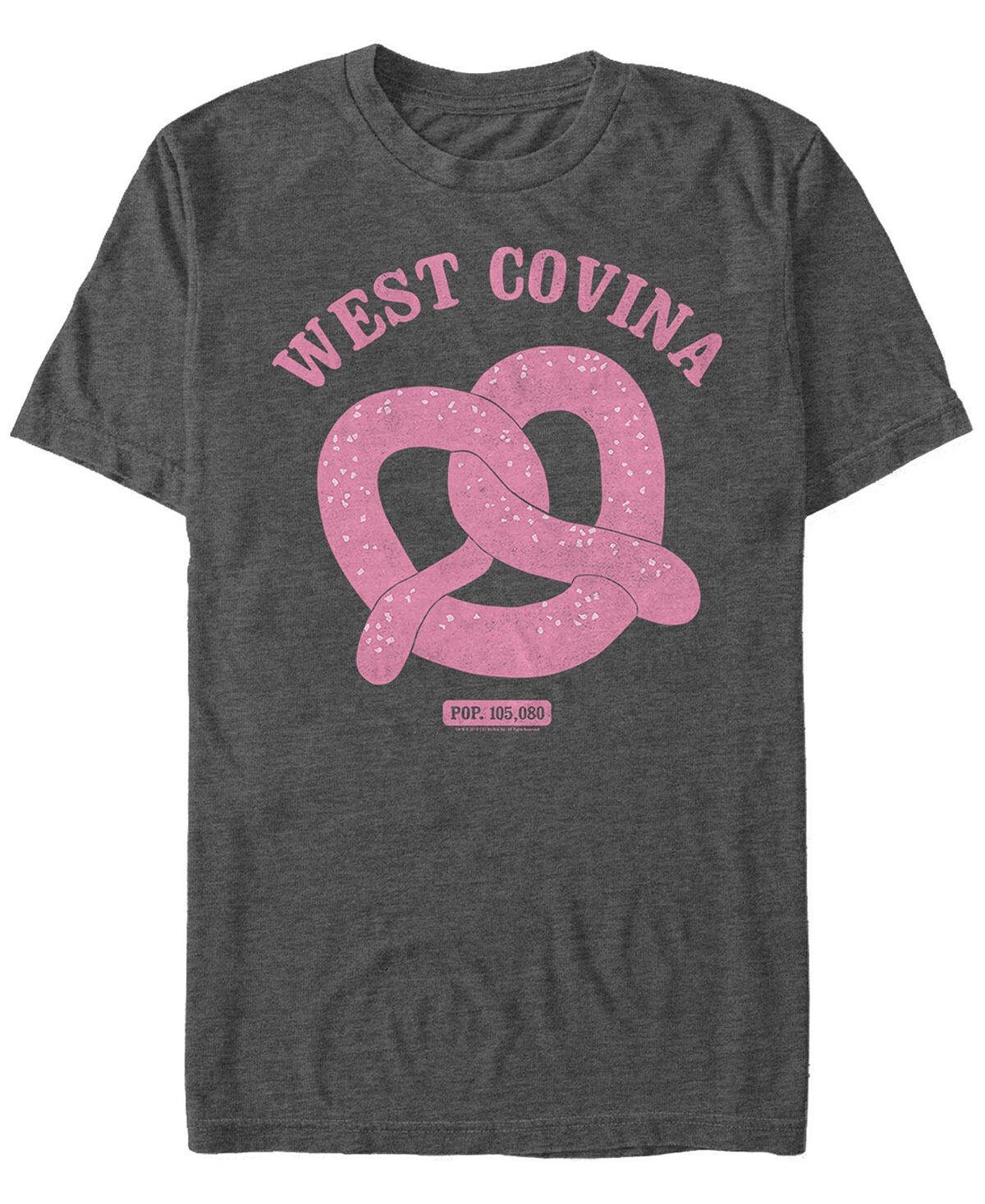 

Мужская футболка с коротким рукавом west covina pretzel Fifth Sun, темно-серый
