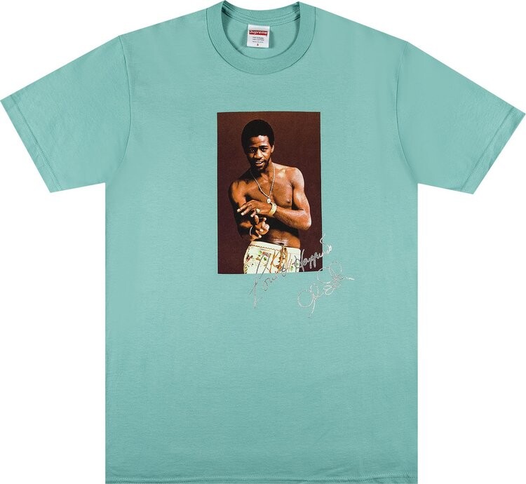 

Футболка Supreme Al Green Tee 'Teal', бирюзовый, Зеленый, Футболка Supreme Al Green Tee 'Teal', бирюзовый