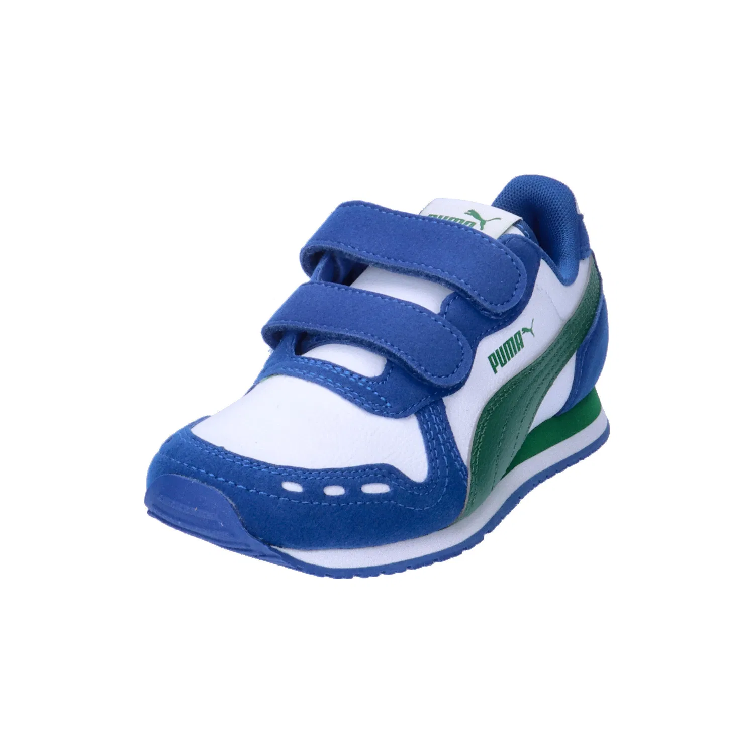 Детские кроссовки из архива Cabana Racer Puma, Weiß Grun Navyblau — фото 4