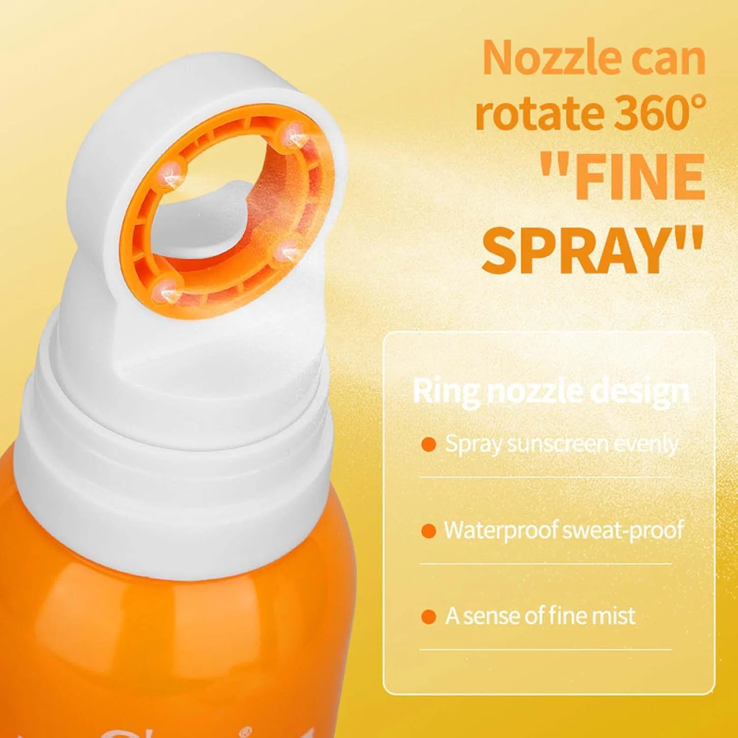 Солнцезащитный спрей SPF 50, Прозрачный, 150 мл Generisch — фото 3