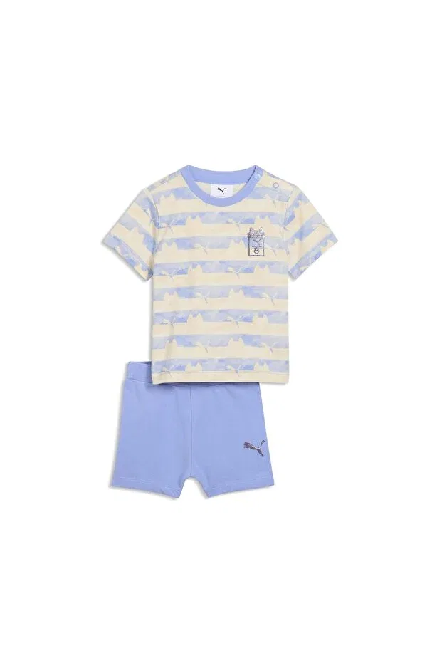 Детский комплект с принтом X gdh minicats set Puma, Intense Lavender