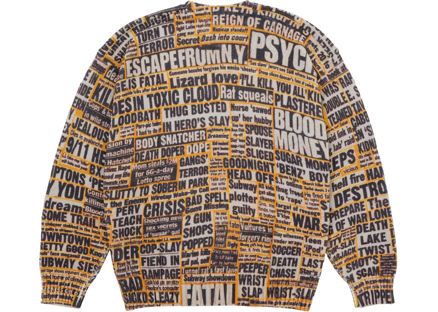 Мужской свитер с принтом Supreme Dash Snow Sweater, Multicolor — фото 2