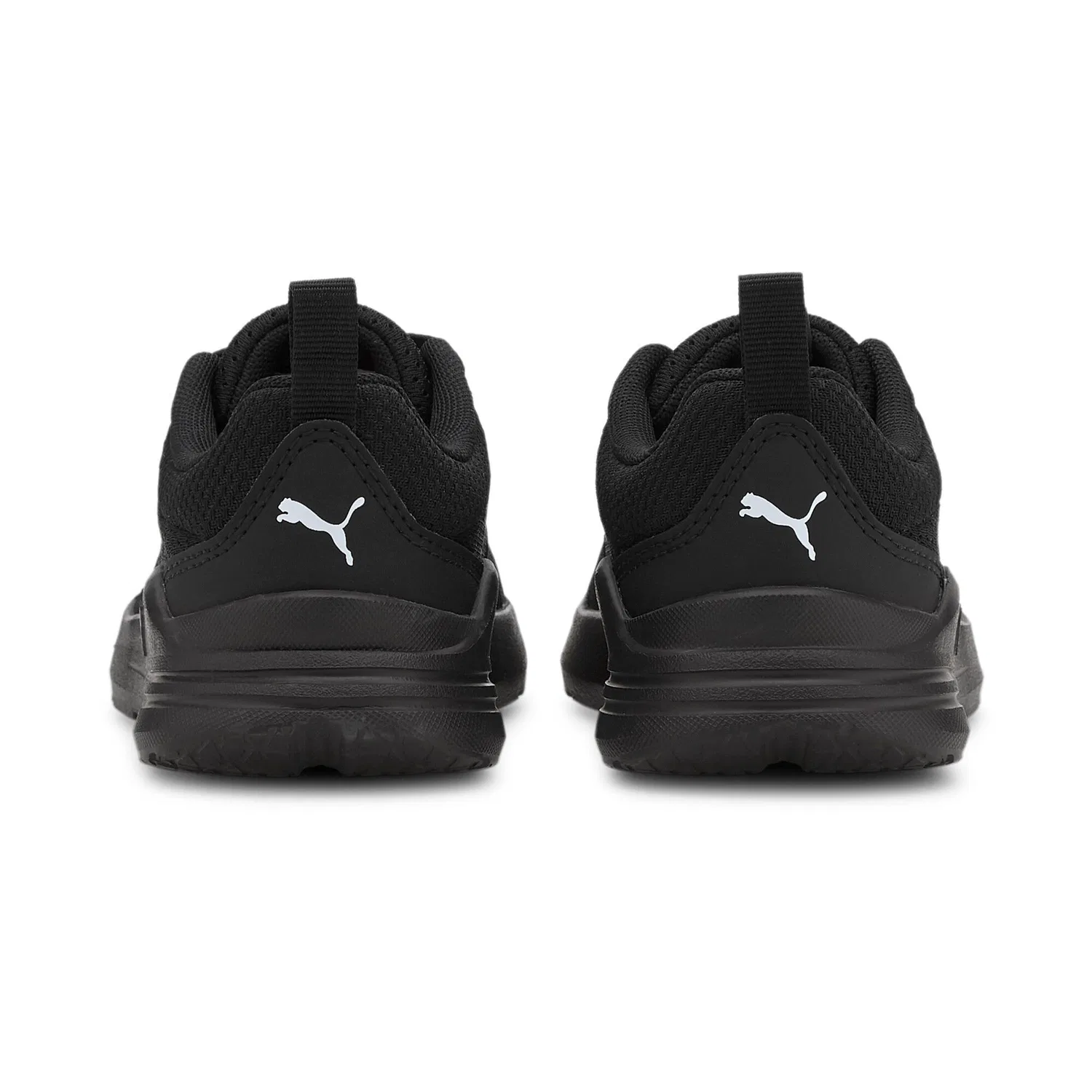 Детские кроссовки с высоким берцем Wired Run PS Puma, Schwarz Weiss — фото 3