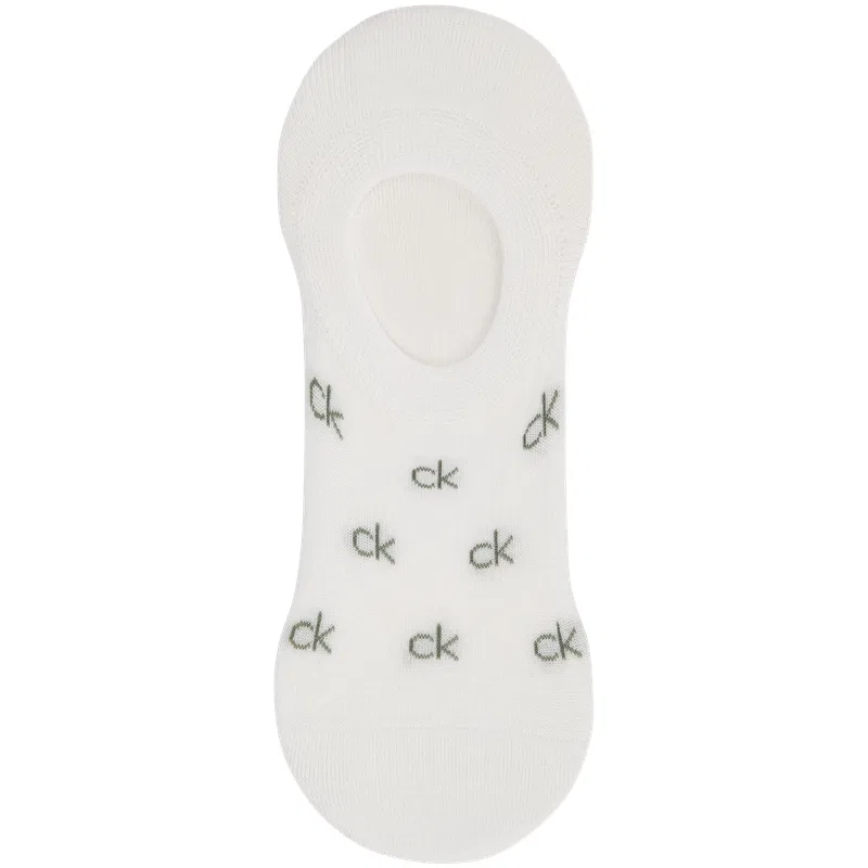 Мужские носки-невидимки Calvin Klein, White