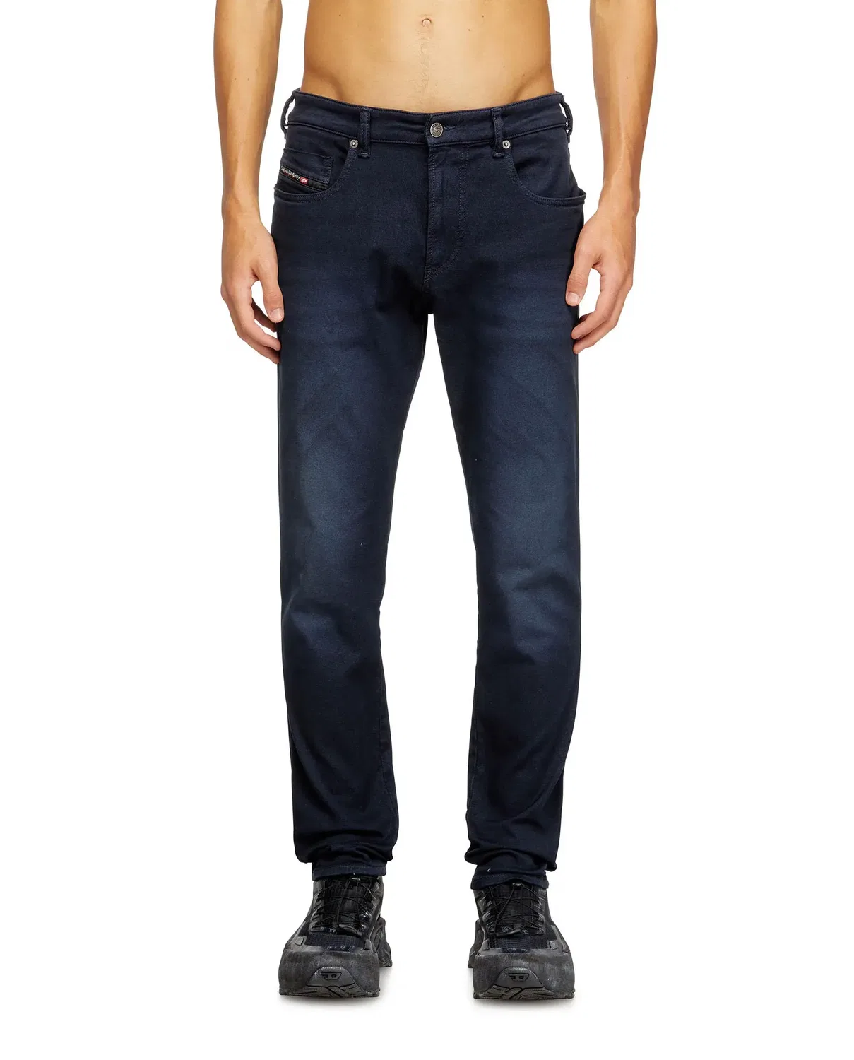 Мужские джинсы slim с заниженной талией Vaquero slim 2062 D-Strukt Joggjeans Diesel, Azul Oscuro