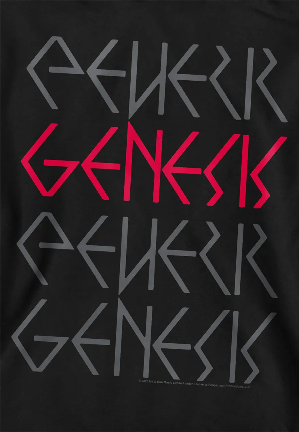 Детский худи с принтом Logo Repeat Youth Kids Pull-Over Hoodie Genesis, Black — фото 2