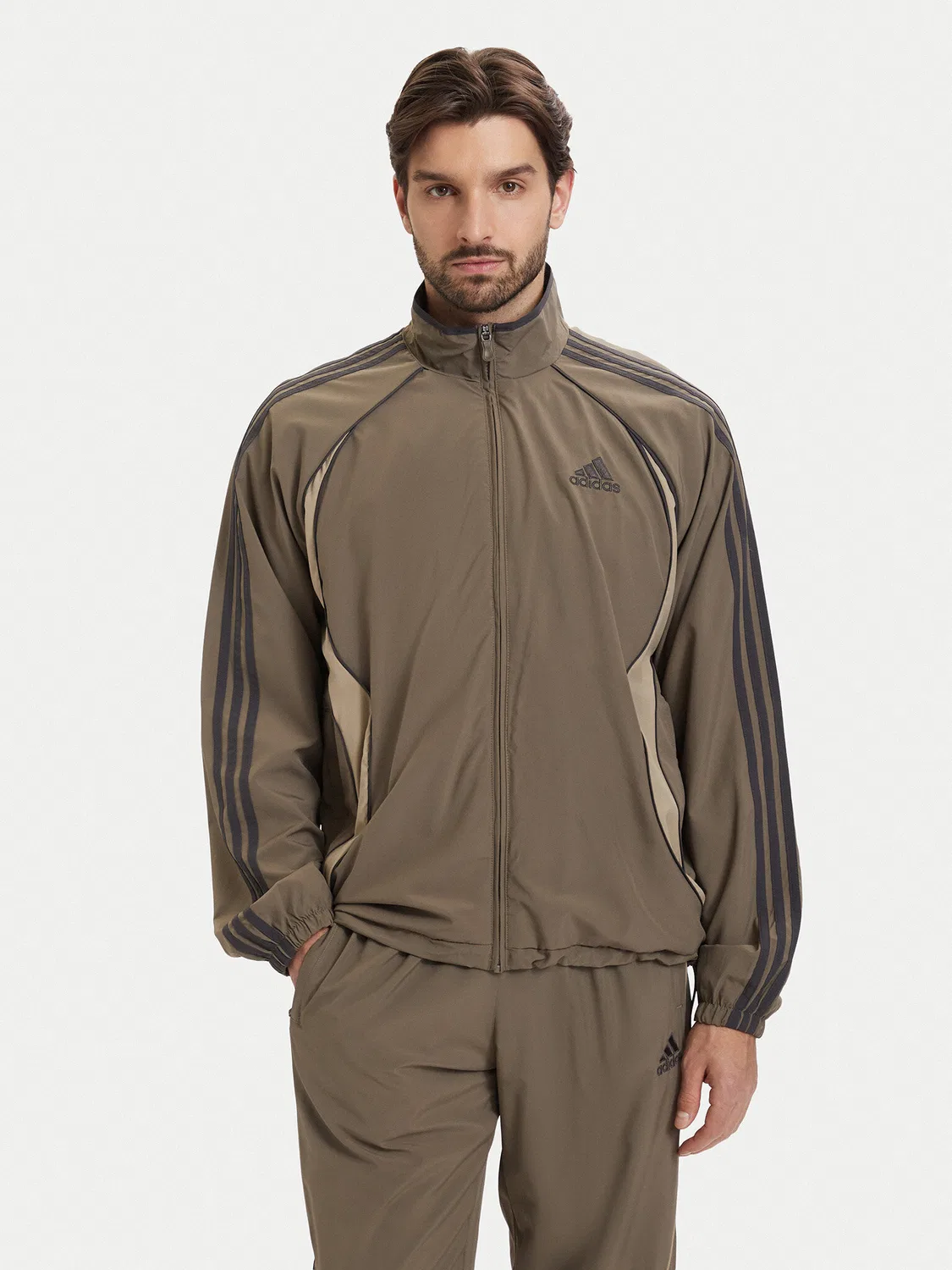 Мужской свитшот свободного кроя adicolor Teamgeist Adidas, хаки