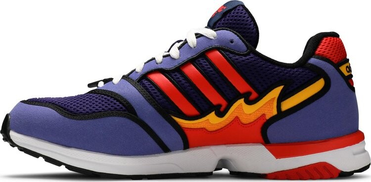 Кроссовки Adidas The Simpsons x ZX 1000 'Flaming Moe's', фиолетовый — фото 4