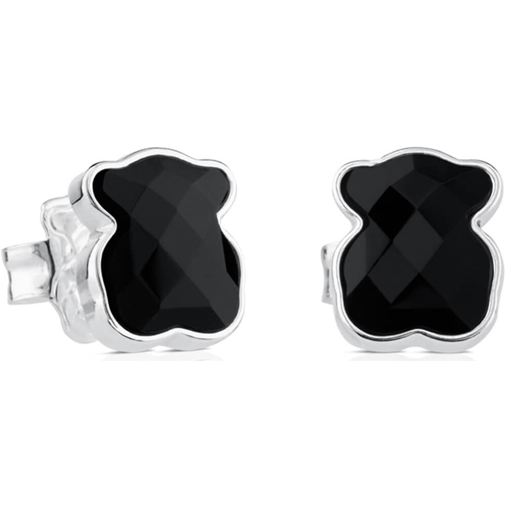

Серьги Tous TOUS Color With Faceted Onyx, серебро