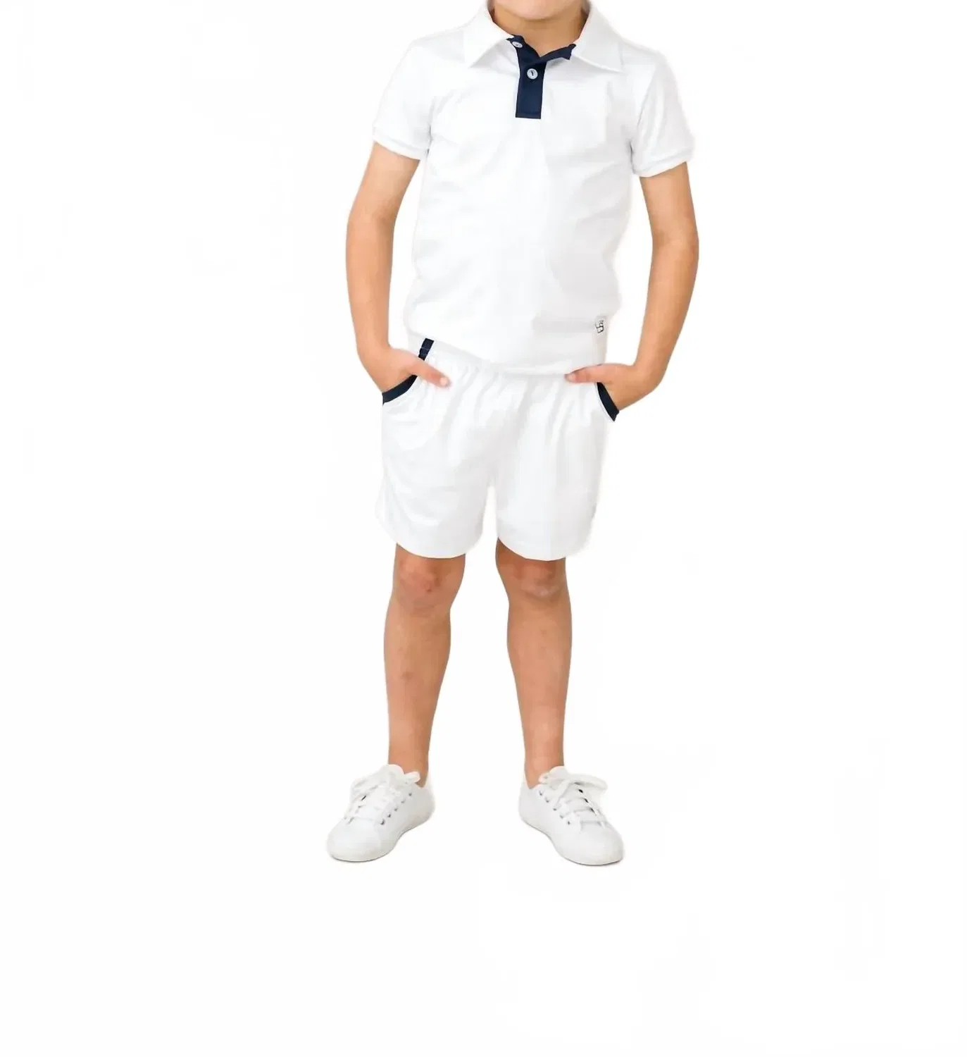 Детские шорты для мальчиков спортивные Nathan Athleisure Set Athletics, Pure Coconut
