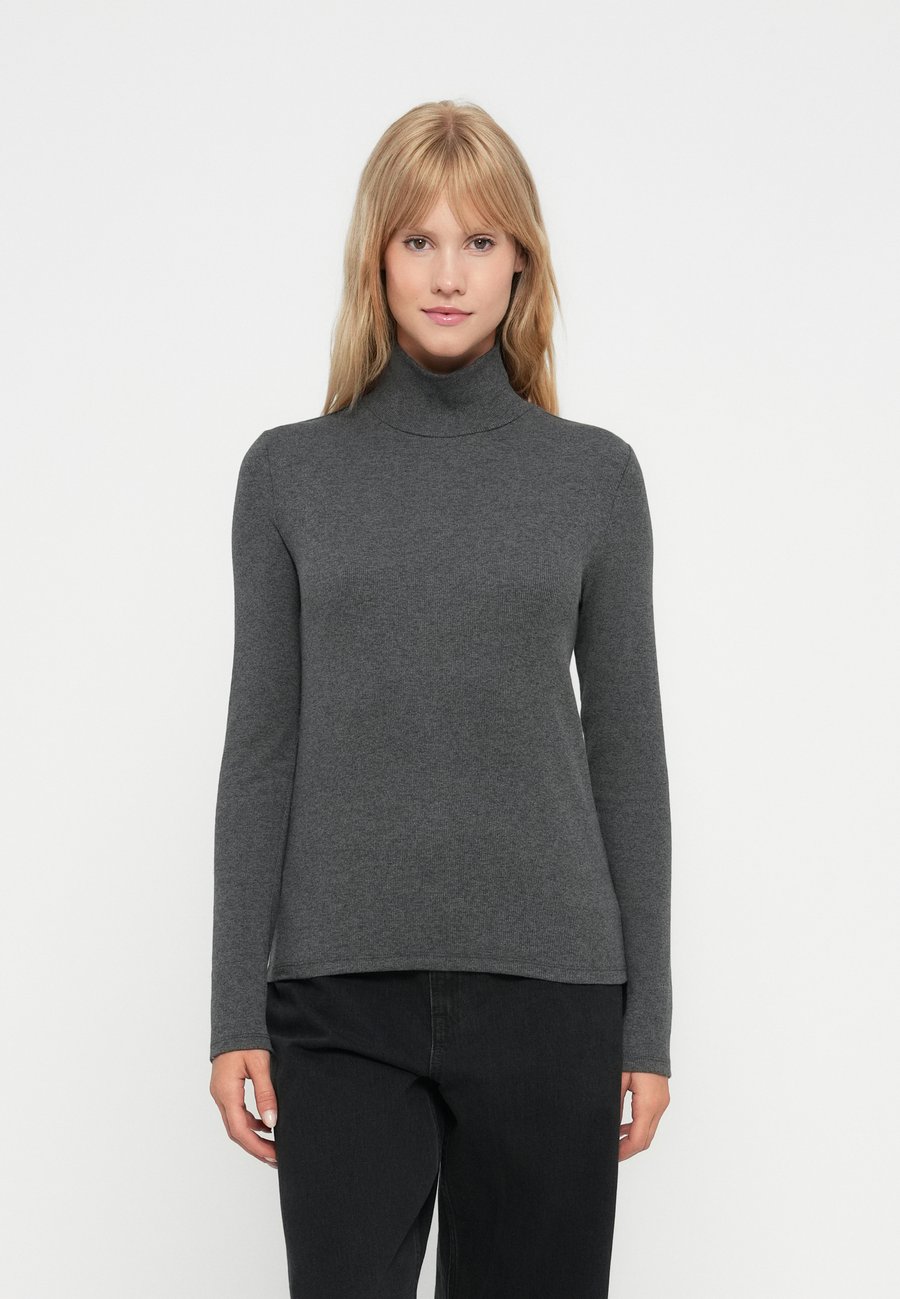 

Топ GAP BRUSHED T NECK, Dark Heather Grey/Grey