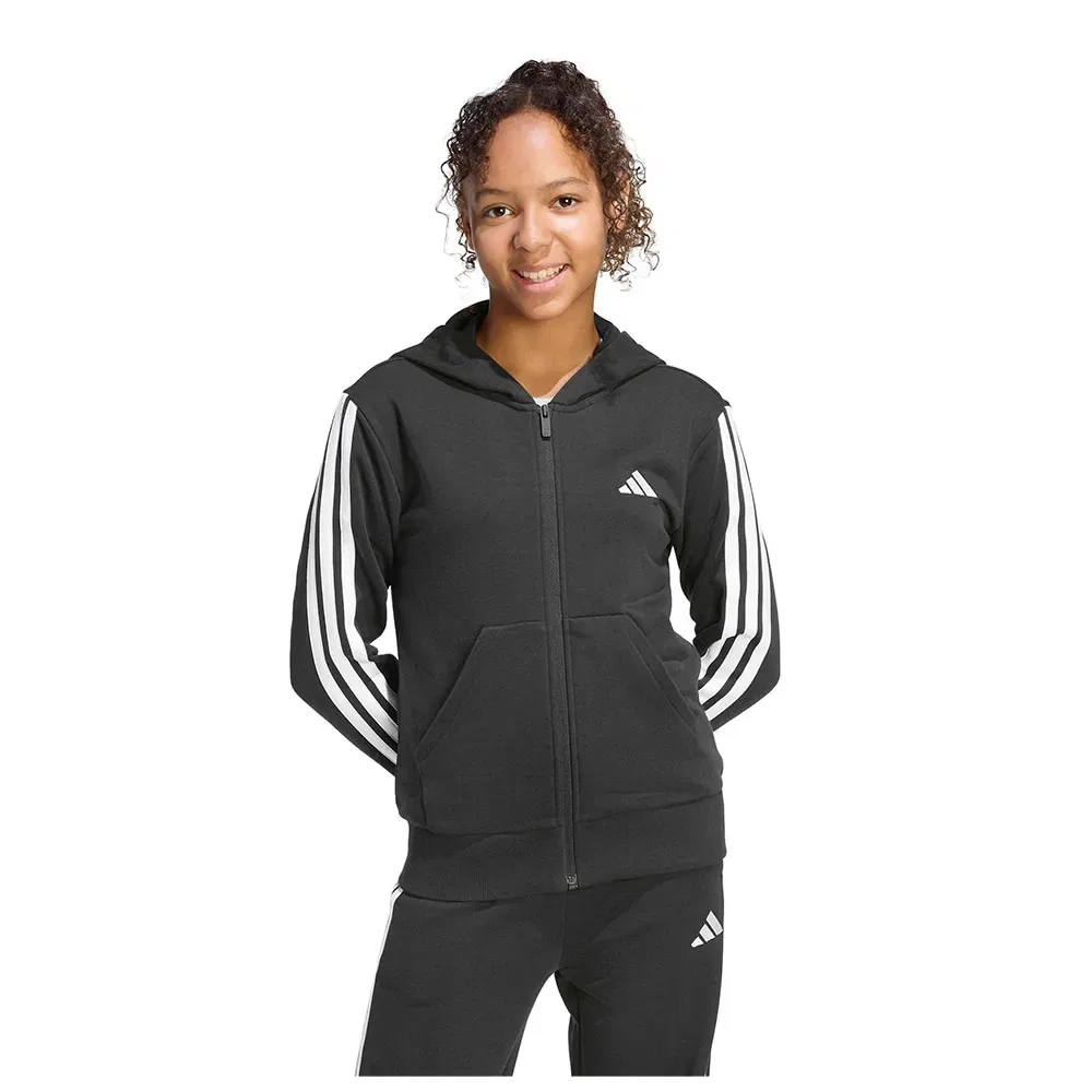 Худи на молнии Adidas Essentials Adidas, черный