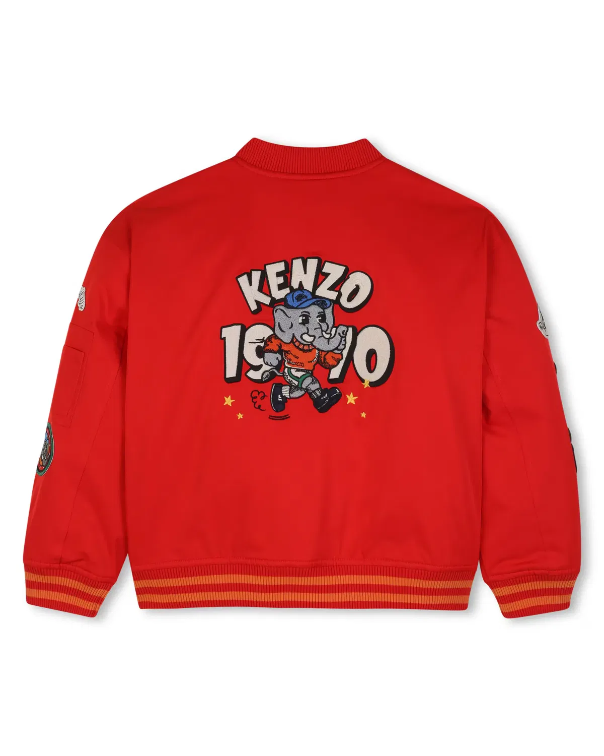 Детская куртка для мальчиков с принтом Kenzo Kids, Красный — фото 3