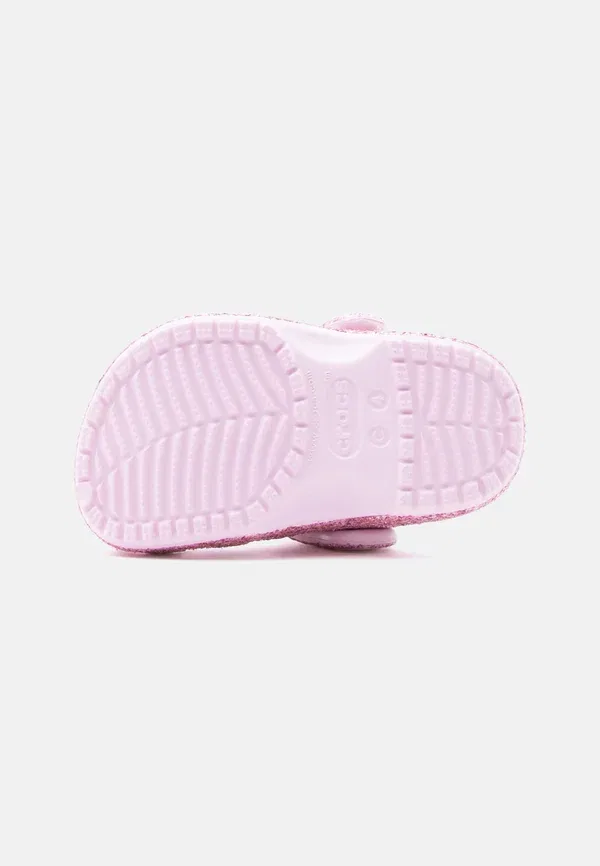 Классические туфли-мюли с крупными блестками Crocs, розовый — фото 4